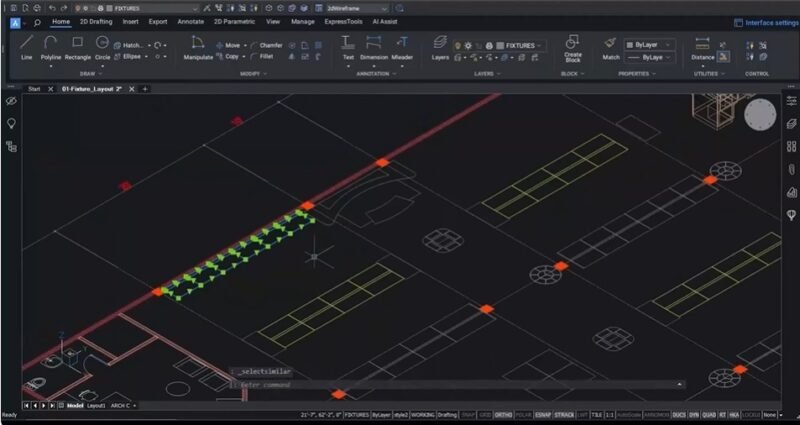 Using BricsCad to create a diagram