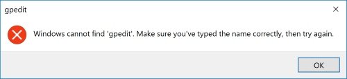 defender-permanent-disable-error Group Policy error