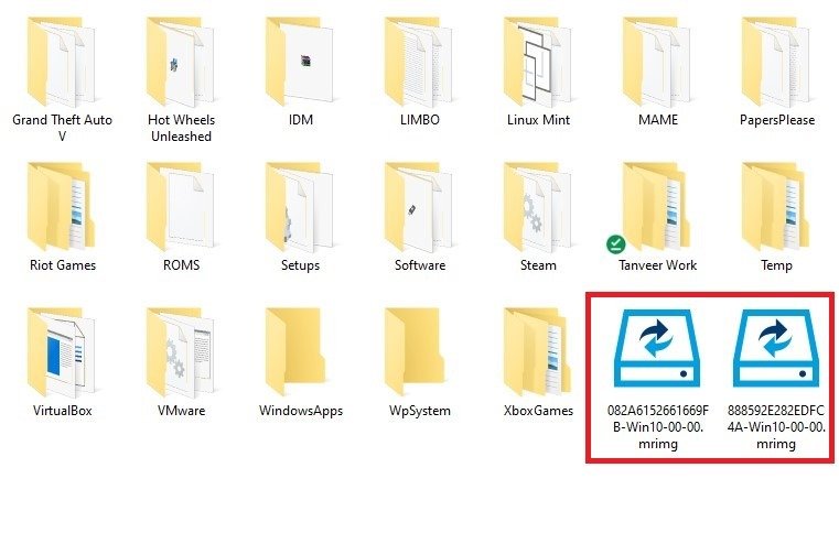 Windows image files
