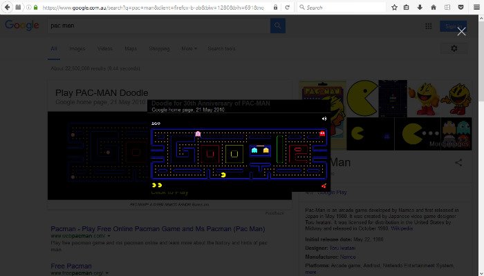 hidden-google-games-pacman secret-hidden-google-games-pacman