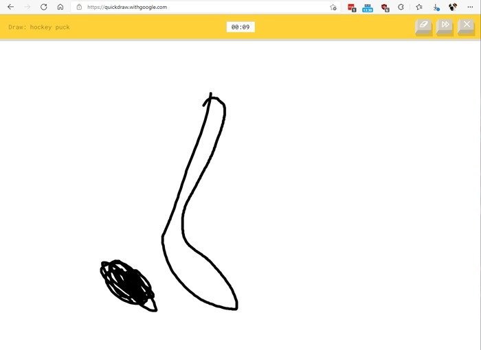 Hidden Google Games Quick Drawn