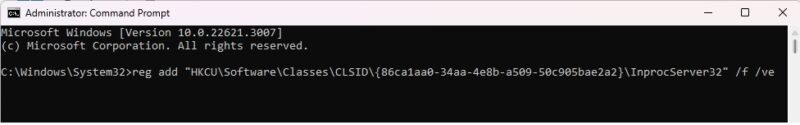 How To Restore The Classic Context Menu In Windows 11 Command Prompt