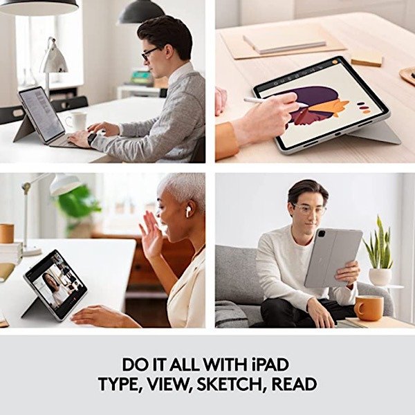 Logitech Combo Touch Ipad Pro Keyboard Case Laptop Tablet