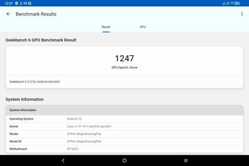 Magic Drawing Pad Gpu Benchmark Score