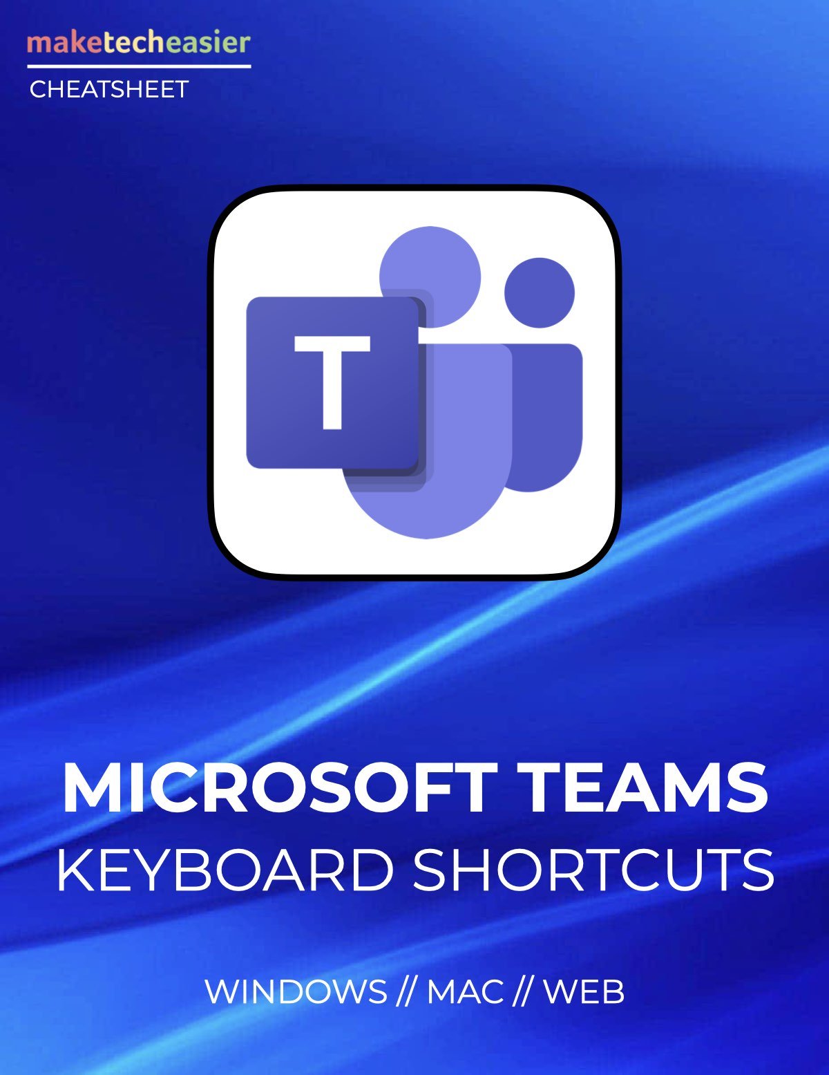 Microsoft Teams Keyboard Shortcuts Cheatsheet
