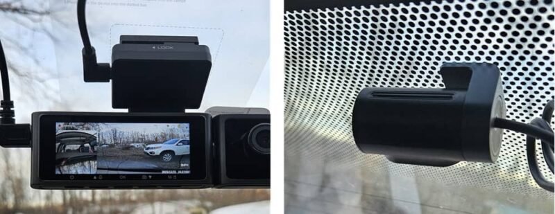 All three cameras fully installed.