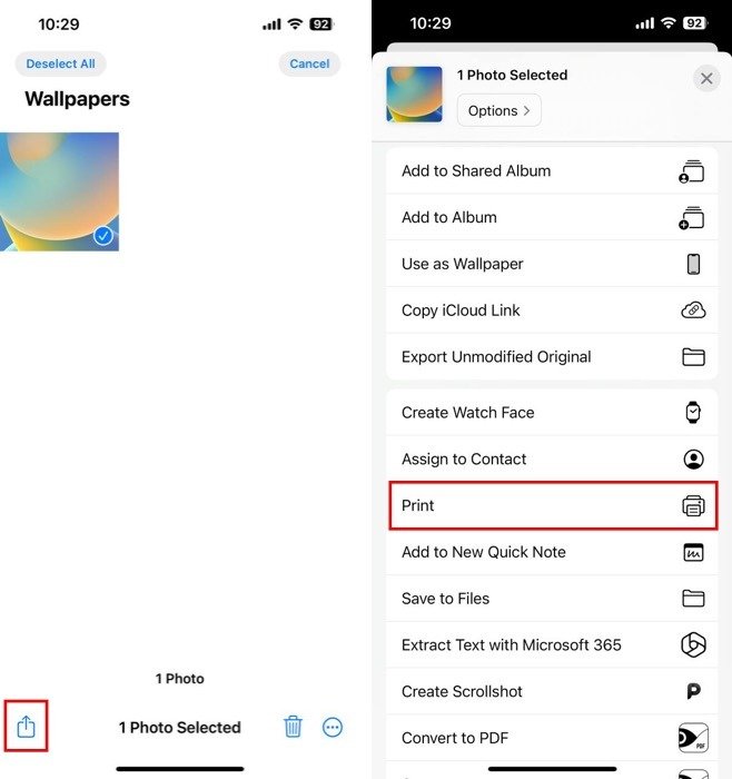 Print Image To Pdf Instructional Screenshots