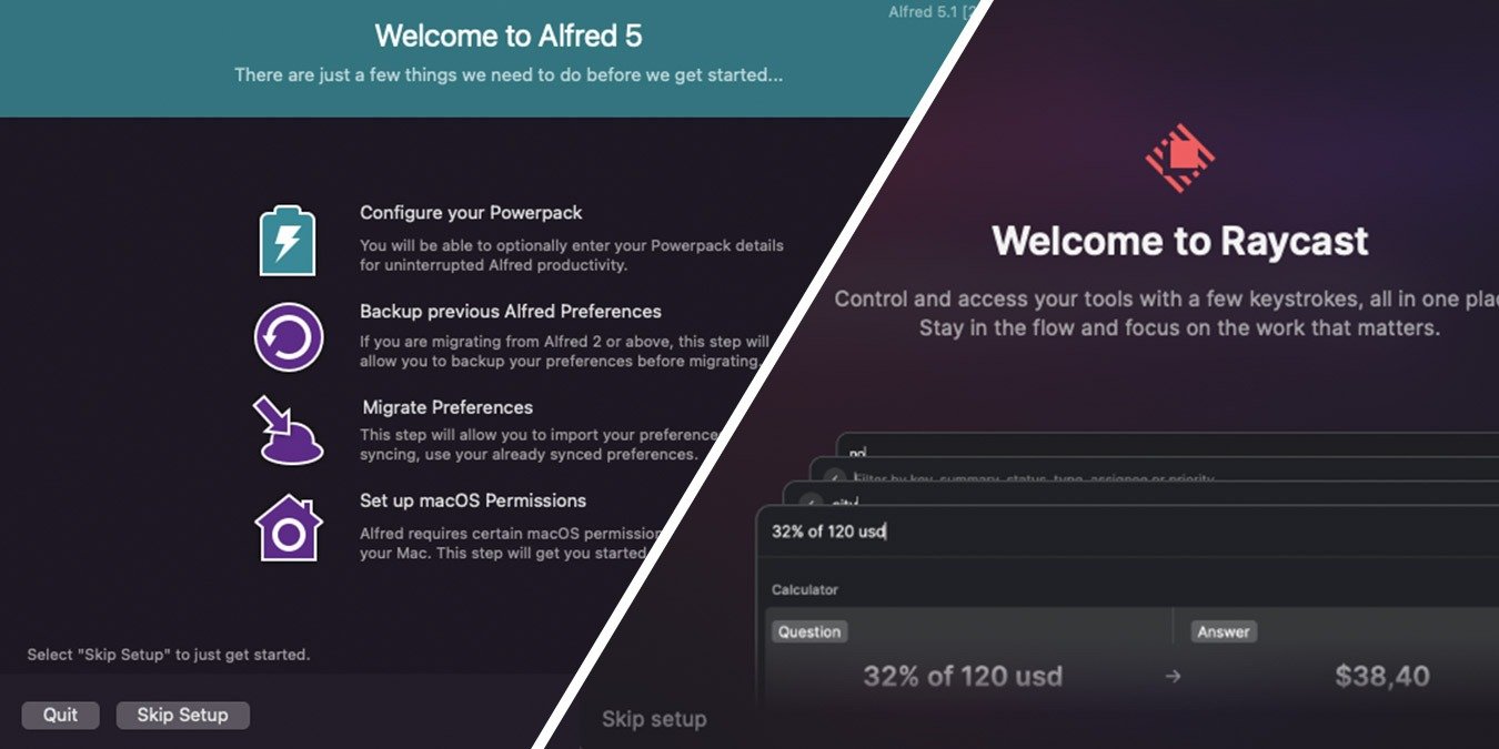 Raycast Vs. Alfred The Right App Launcher For Your Mac