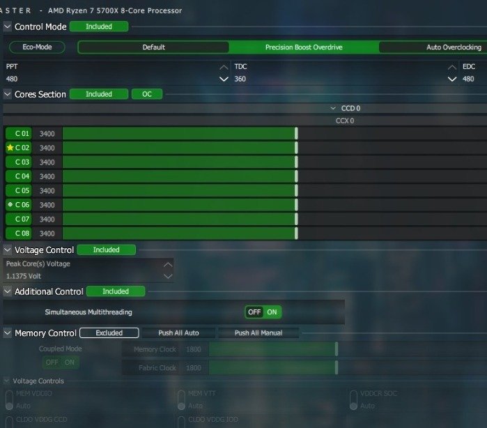 Ryzen Master PBO