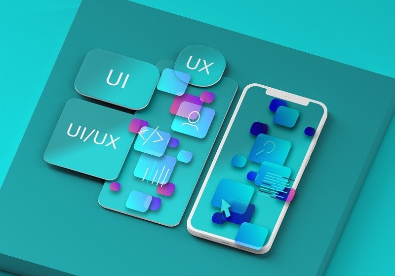 Representations of user experience and interface design.