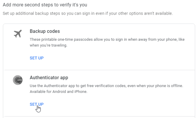 Google Authenticator Code Setup Google Authenticator Code Setup