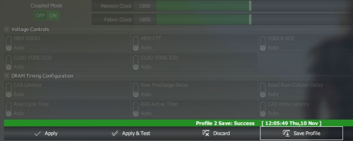 Ryzen Master PBO apply changes